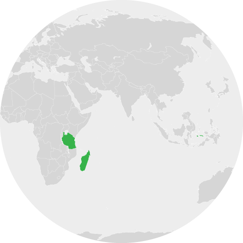 Острова Малуку в Индонезии, Мадагаскар, Занзибар