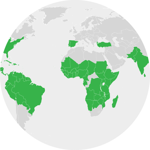 Все тропические регионы мира